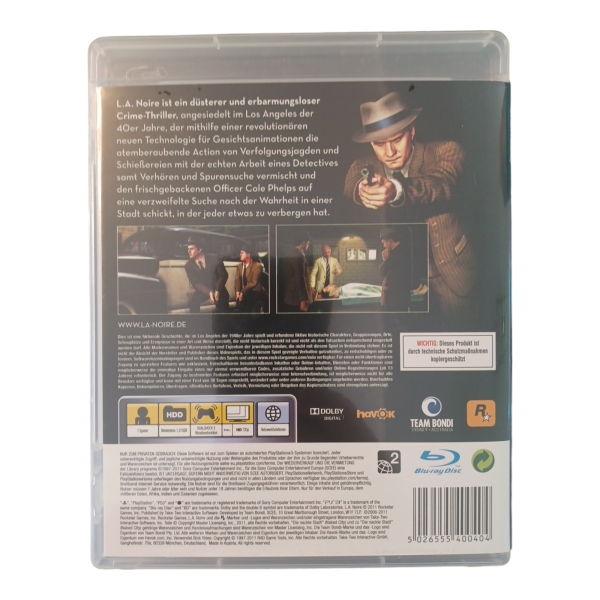 L.A. Noire, PS3