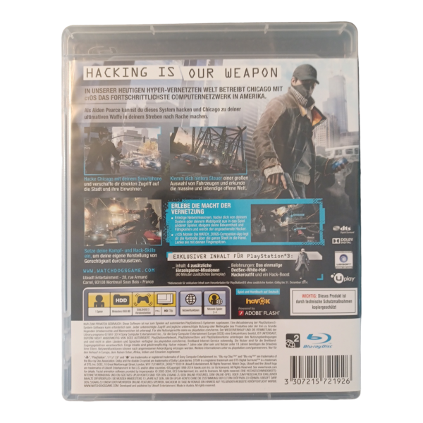 Watch Dogs, PS3