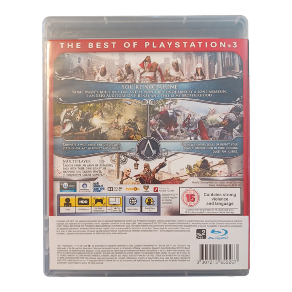 Assassin's Creed Brotherhood, PS3 Essentials
