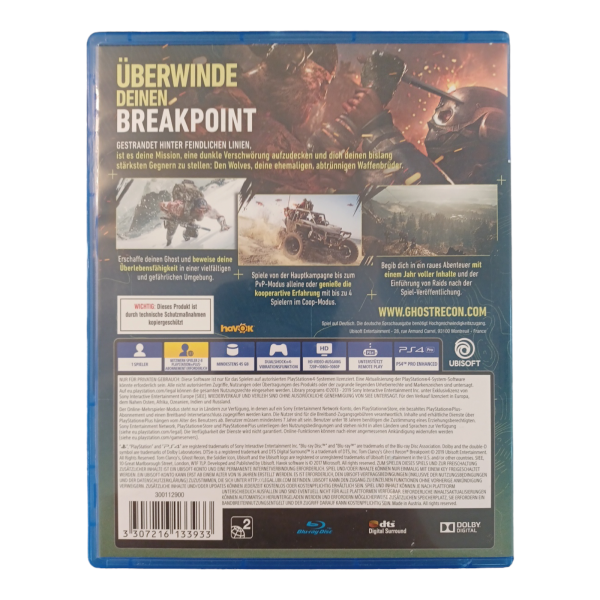 Tom Clancy's Ghost Recon Breakpoint, PS4