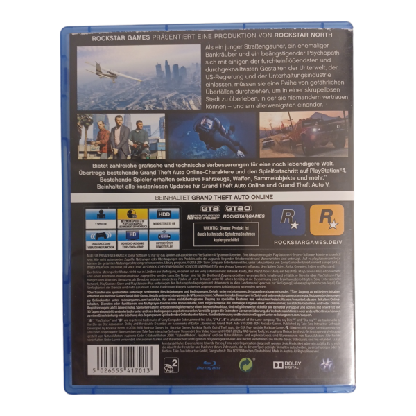 Grand Theft Auto 5, PS4