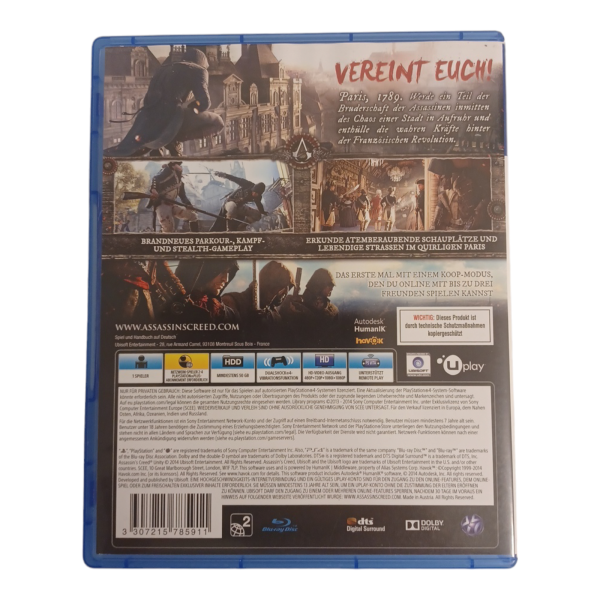 Assassin's Creed Unity, PS4