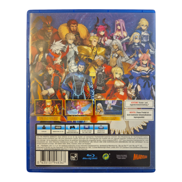 Fate Extella The Umbral Star, PS4